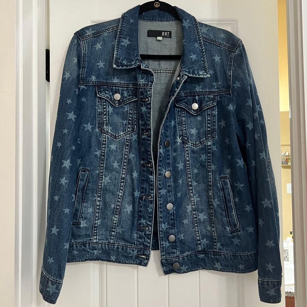 Kut from the Kloth star denim jacket